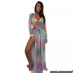 vermers Womens Bikini Cover Up Swimwear Beach Maxi Wrap Skirt Sarong Kimono Kaftan Dress Multicolor B07D28TLC5